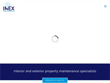 Tablet Screenshot of inexpropertysolutions.co.uk